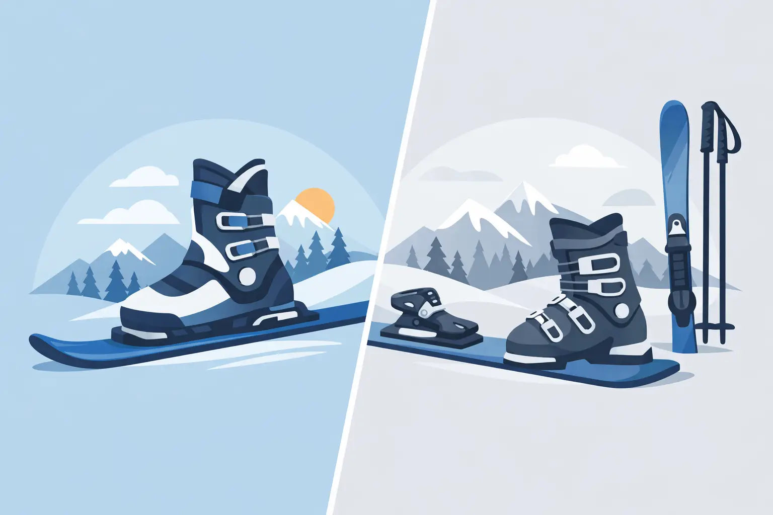 Integrated Ski Boots vs Traditional Ski Setup