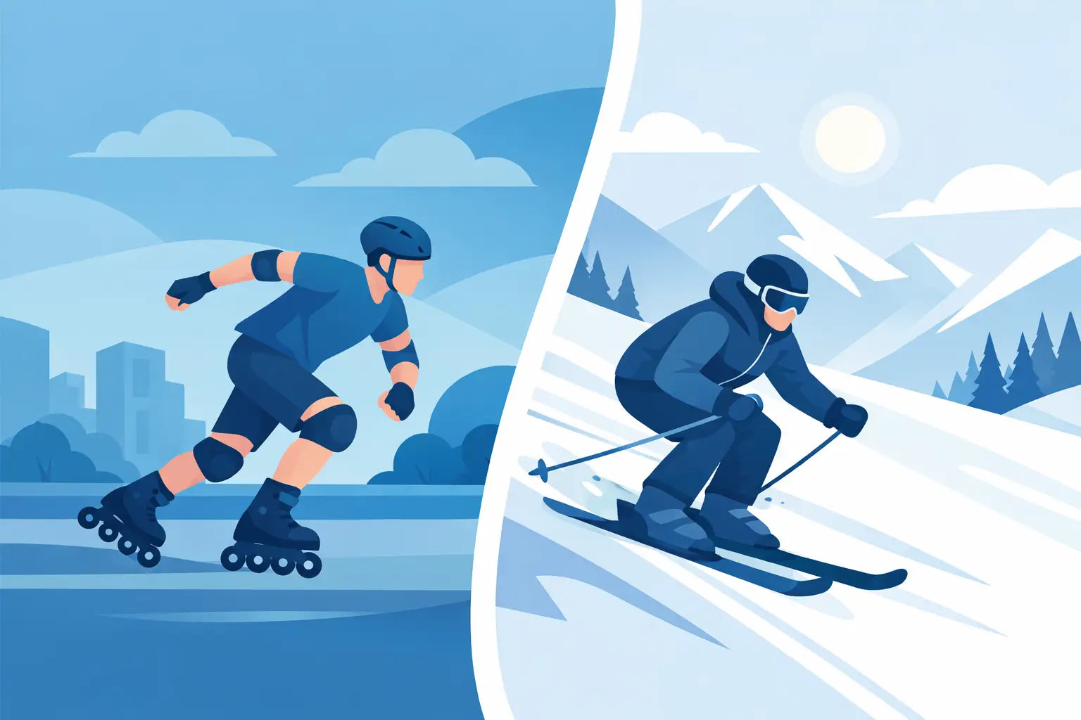 Skiing for Inline Skaters Made Easy